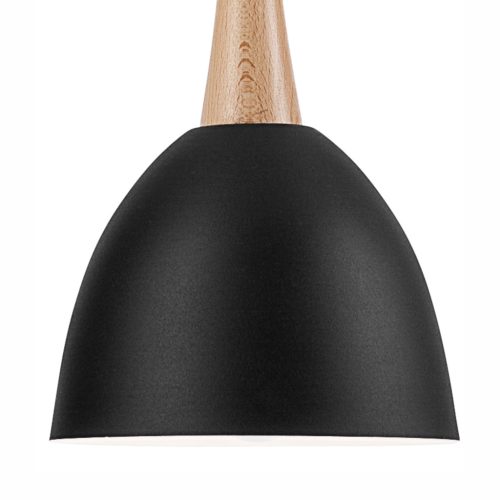 VANESSA E27 fekete mennyezeti mennyezeti lámpa LM-1.1/77 Lamkur