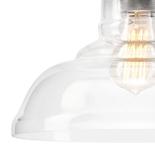 MATTEO E27 fekete króm mennyezeti lámpa LM-1.1/82 Lamkur