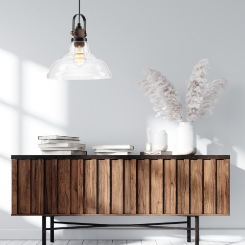 MATTEO E27 fekete réz mennyezeti lámpa LM-1.1/82 Lamkur