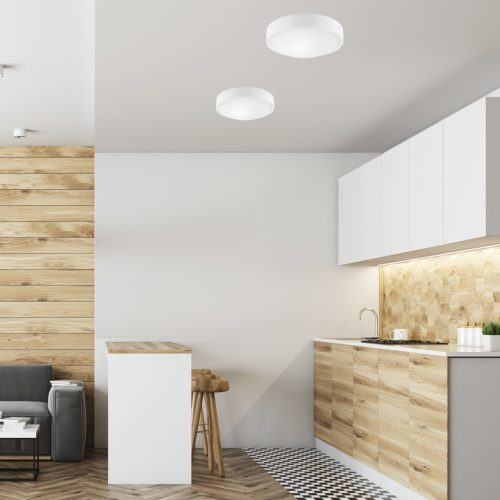 LED mennyezeti lámpa JONAS E27 kerek üvegernyős fehér LD.PD-8.7 Lamkur