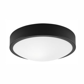   LED mennyezeti lámpa JONAS E27 kerek üvegbúra fekete fehér LD.PD-8.7 Lamkur
