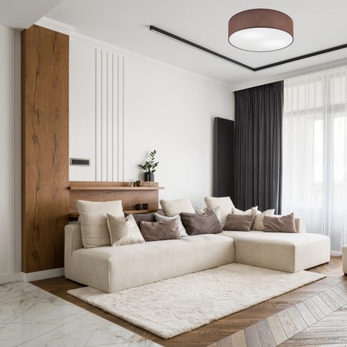 LED mennyezeti lámpa VIVIAN 2xE27 Barna LM-2.207 Lamkur