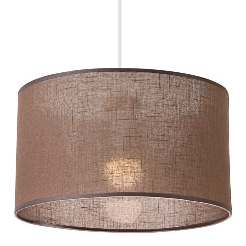 VIVIAN E27 mennyezeti függőlámpa barna lámpaernyő LM-1.209 Lamkur