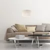VIVIAN E27 mennyezeti függőlámpa krémszínű lámpaernyő LM-1.209 Lamkur