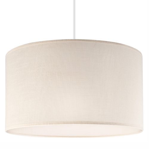 VIVIAN E27 mennyezeti függőlámpa krémszínű lámpaernyő LM-1.209 Lamkur