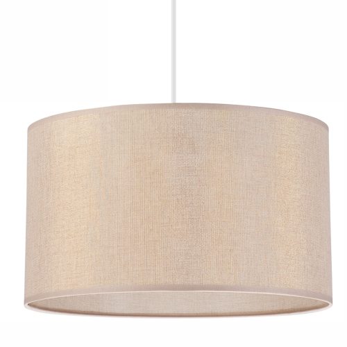 ESTELLE E27 ezüst lámpaernyős mennyezeti függőlámpa LM-1.208 Lamkur