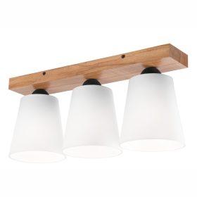 Mennyezeti lámpa LULA 3xE27 Fehér Tölgy LM-3.200 Lamkur