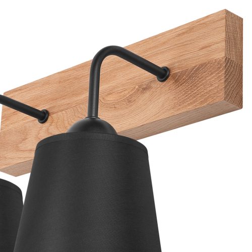 Fali lámpa LULA 2xE27 Fekete Tölgy KM-2.200 Lamkur