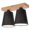 Mennyezeti lámpa LULA 2xE27 Fekete Tölgy LM-2.200 Lamkur