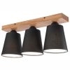 Mennyezeti lámpa LULA 3xE27 Fekete tölgy LM-3.200 Lamkur