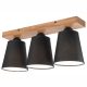 Mennyezeti lámpa LULA 3xE27 Fekete tölgy LM-3.200 Lamkur