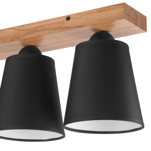 Mennyezeti lámpa LULA 3xE27 Fekete tölgy LM-3.200 Lamkur