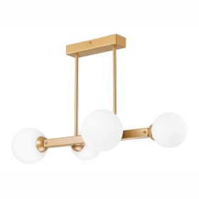   Mennyezeti lámpa ASTRO 4xG9 üvegernyők golyók arany LM-4.161 Lamkur