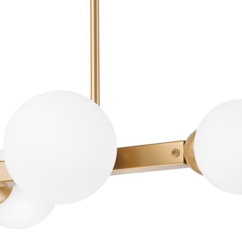 Mennyezeti lámpa ASTRO 4xG9 üvegernyők golyók arany LM-4.161 Lamkur