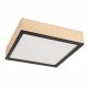 LED Mennyezeti Lámpa SANTIAGO 4xE27 Négyzet alakú LD-PD-9.5 Fa Lamkur