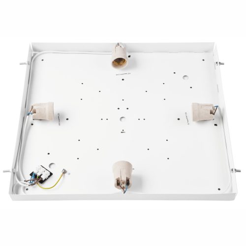 LED Mennyezeti Lámpa SANTIAGO 4xE27 Négyzet alakú Tölgyfa LD-PD-9.6 Lamkur