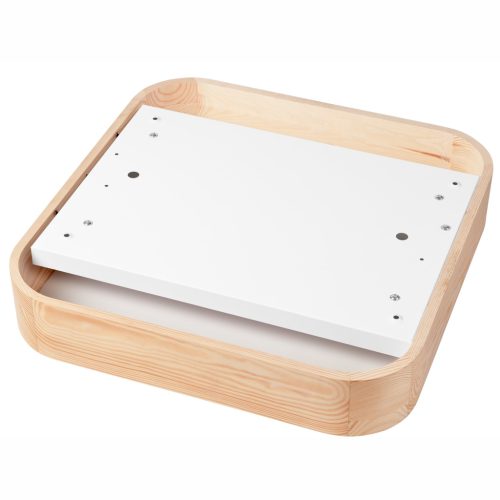 Mennyezeti lámpa LED GASPAR 4xE27 Négyzet alakú fa LD-PD-11.2 Lamkur