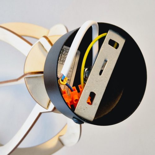 LANDO E27 fekete fa mennyezeti lámpa LM-1.229 Lamkur