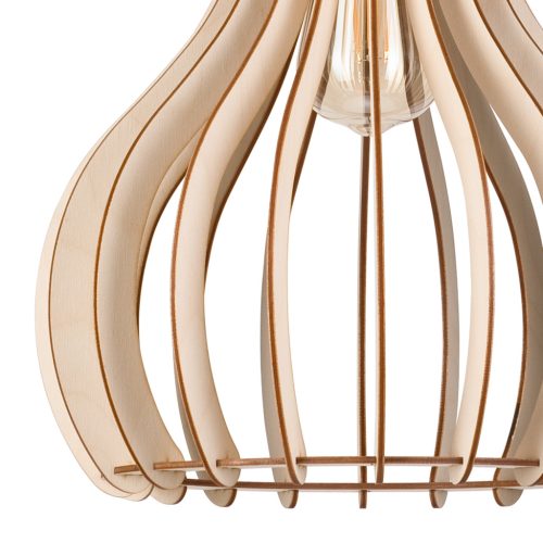 TUCCI E27 fekete LM-1.229 fa Lamkur mennyezeti lámpa