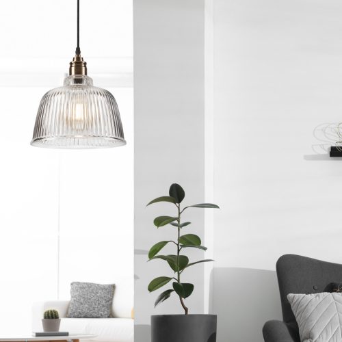 ASTA E27 fekete arany mennyezeti lámpa LM-1.1/83 Lamkur