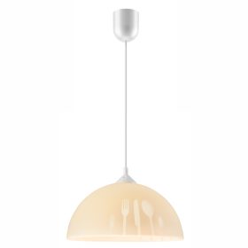   APETITE E27 sárga, fehér mennyezeti függőlámpa LM-1.3/5 Lamkur