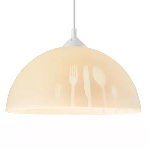 APETITE E27 sárga, fehér mennyezeti függőlámpa LM-1.3/5 Lamkur