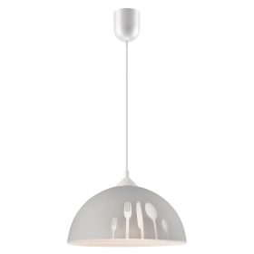   APETITE E27 mennyezeti függőlámpa szürke fehér LM-1.3/5 Lamkur