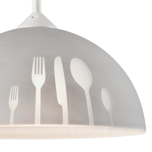 APETITE E27 mennyezeti függőlámpa szürke fehér LM-1.3/5 Lamkur