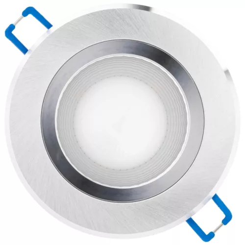 Mennyezeti lámpatest 5W süllyesztett LED DOWNLIGHT MÉLY, kerek 4000K 400lm ezüst