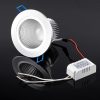 Mennyezeti lámpatest 7W süllyesztett LED DOWNLIGHT MÉLY, kerek 4000K 560lm ezüst
