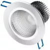 Mennyezeti lámpatest 7W süllyesztett LED DOWNLIGHT MÉLY, kerek 4000K 560lm ezüst