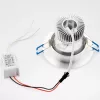 Mennyezeti lámpatest 7W süllyesztett LED DOWNLIGHT MÉLY, kerek 4000K 560lm ezüst