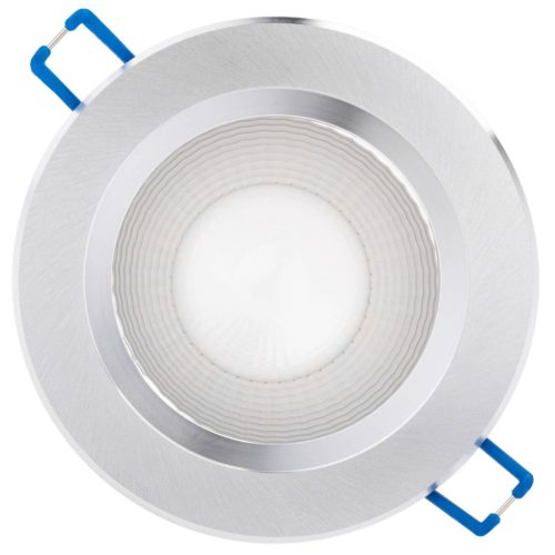 Mennyezeti lámpatest 7W süllyesztett LED DOWNLIGHT MÉLY, kerek 4000K 560lm ezüst