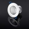 Mennyezeti lámpatest 7W süllyesztett LED DOWNLIGHT MÉLY, kerek 4000K 560lm ezüst