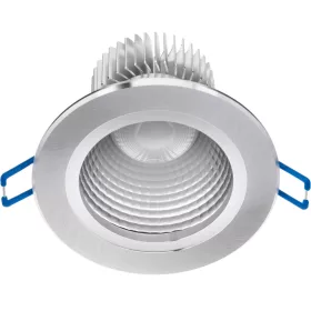   Mennyezeti lámpatest 9W süllyesztett LED DOWNLIGHT MÉLY, kerek 4000K 720lm ezüst