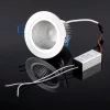 Mennyezeti lámpatest 9W süllyesztett LED DOWNLIGHT MÉLY, kerek 4000K 720lm ezüst
