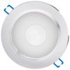 Mennyezeti lámpatest 12W süllyesztett LED DOWNLIGHT MÉLY, kerek 4000K 960lm ezüst