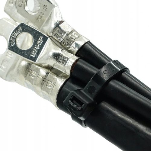 Erős kábelkötegelő 2,5x150mm Fekete 100 db LUMILED