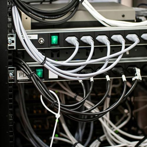 Kábelkötegelő Erős 4,8x200mm Fehér 100 db LUMILED