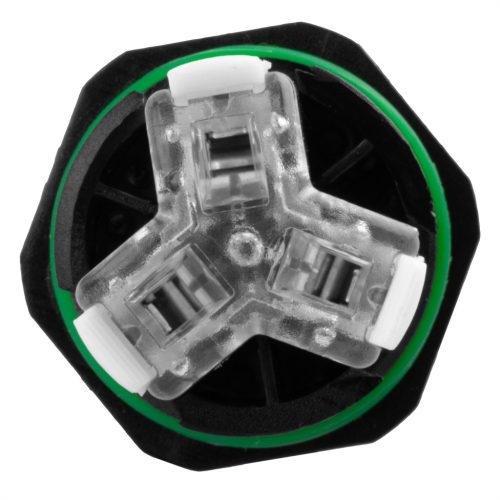 Hermetikus csatlakozó Gyorscsatlakozó típusú WAGO 3x1,5-2,5mm LUMILED