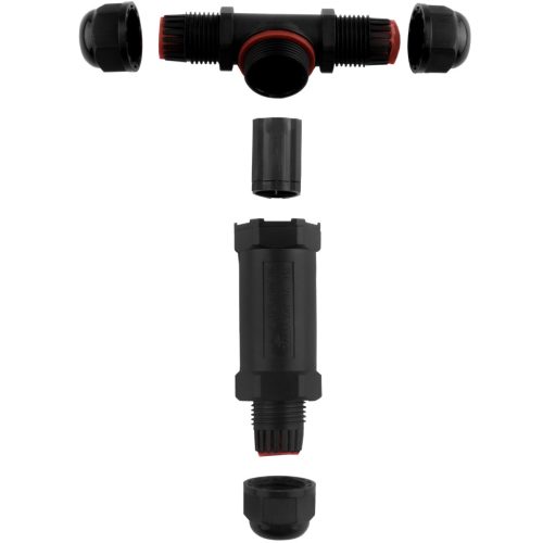 Hermetikus csatlakozó Gyorscsatlakozó típusú WAGO TEE 3x1,5-2,5mm