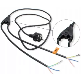 Tápkábel 2 m 3x0,75 LUMILED munkalámpa reflektorhoz