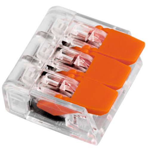 Lumiled gyorscsatlakozó vezetékhez 3x4mm 3 áramkörös 32A 450V 10 db
