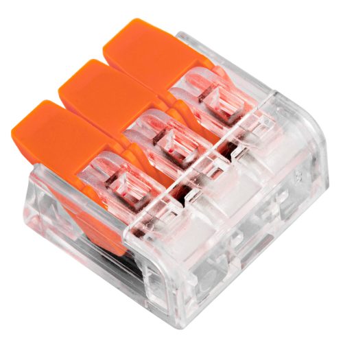 Lumiled gyorscsatlakozó vezetékhez 3x4mm 3 áramkörös 32A 450V 10 db
