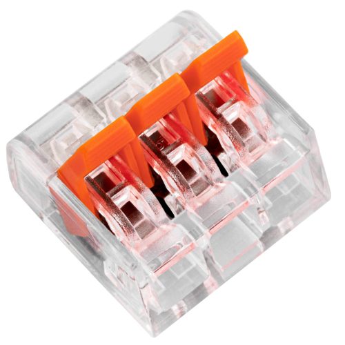 Lumiled gyorscsatlakozó vezetékhez 3x4mm 3 áramkörös 32A 450V 10 db