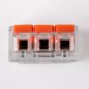 Lumiled gyorscsatlakozó vezetékhez 3x4mm 3 áramkörös 32A 450V 10 db