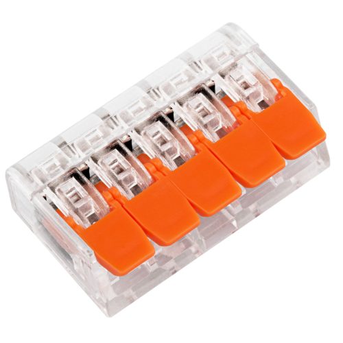 Lumiled gyorscsatlakozó vezetékhez, 5x4mm, 5 pólusú, 32A, 450V, 10 db