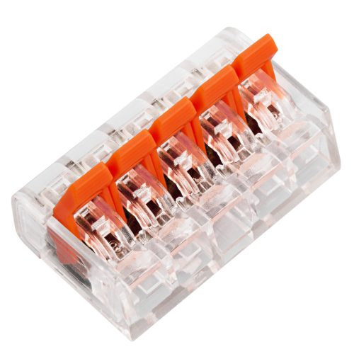 Lumiled gyorscsatlakozó vezetékhez, 5x4mm, 5 pólusú, 32A, 450V, 10 db