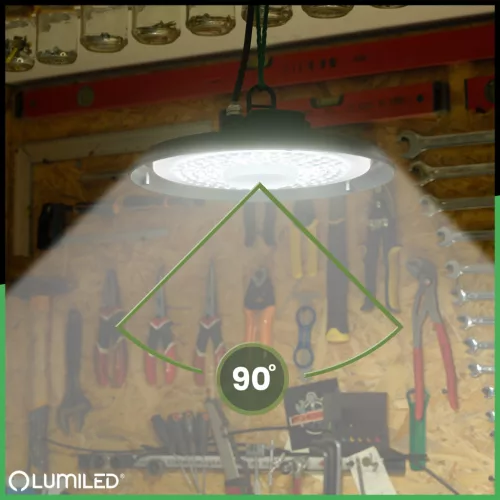 BLITZ LUMILED HIGH BAY ipari LED lámpa raktári termeléshez 150W 4000K IP65