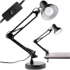 Rajz asztali asztali lámpa E27 TOBI fekete Lumiled + asztali tartó
